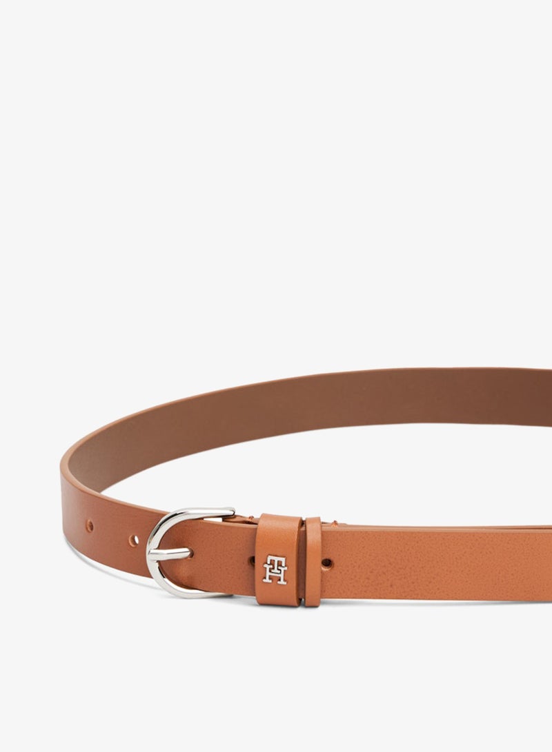 TOMMY HILFIGER Essential TH Monogram Leather Belt - Image 3
